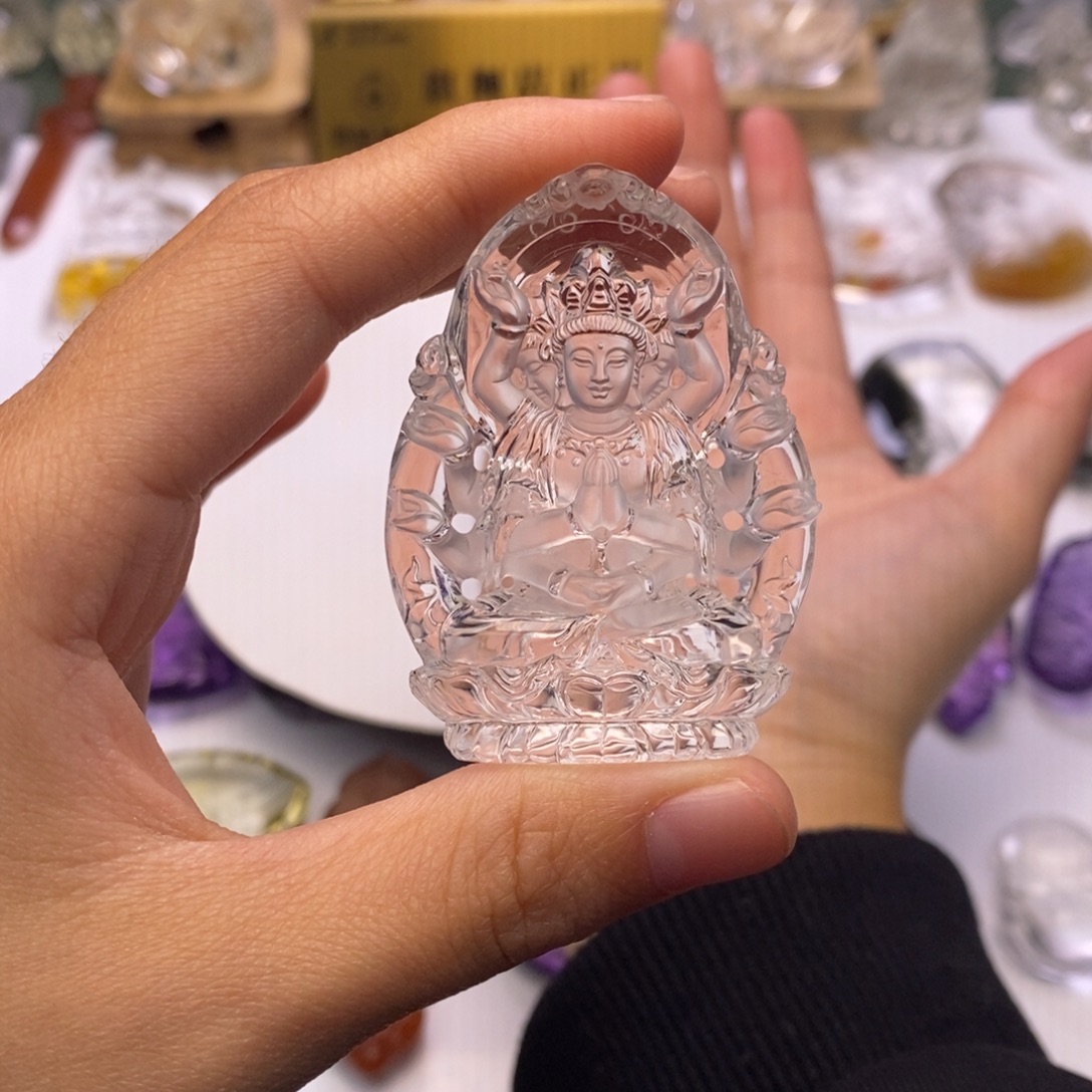 橙***爷水晶未镶嵌颈饰定制