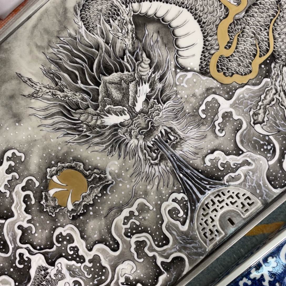 老***院景德镇陶瓷手工手绘