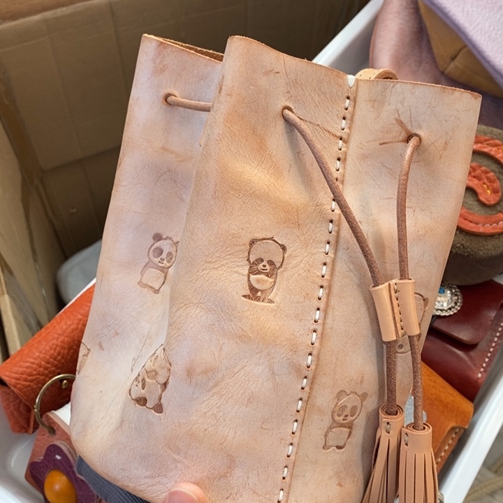 头层牛皮单肩包包