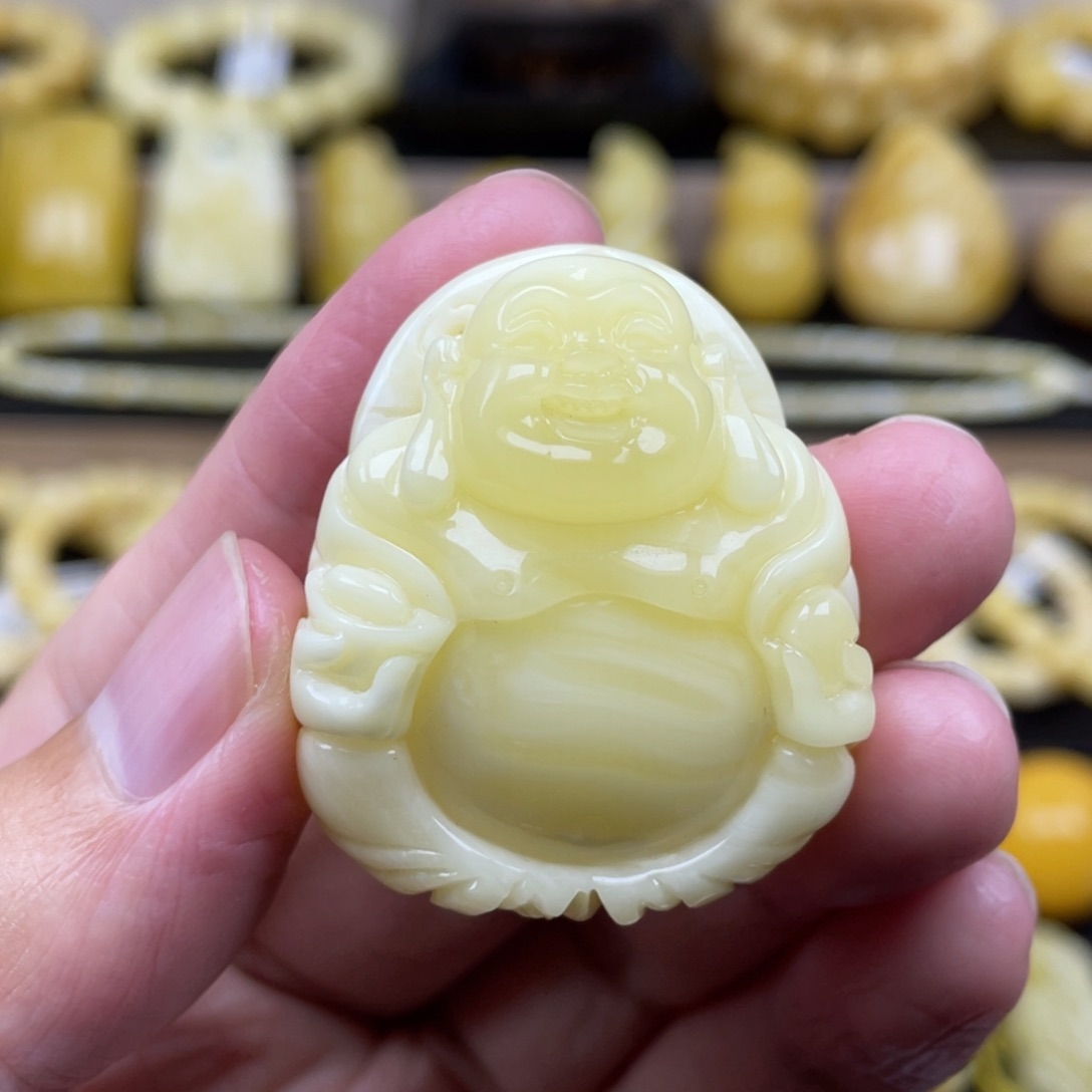 琥珀裸石未镶嵌琥珀蜜蜡