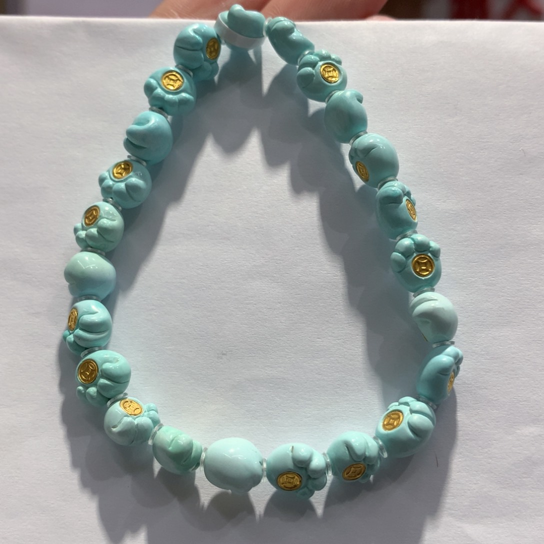 绿松石单圈未镶嵌