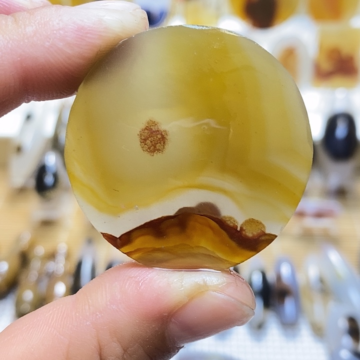 玛瑙/玉髓未镶嵌吊坠(不含链)