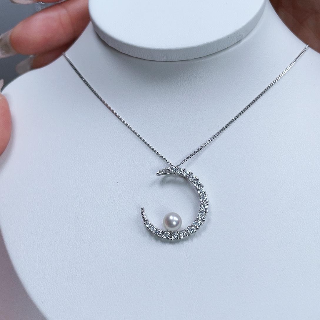 海水珍珠颈饰银S925镶嵌