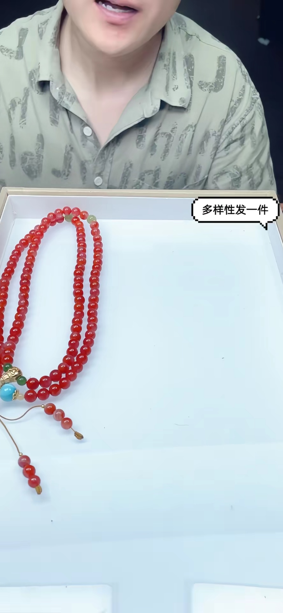 876960T20-3A33-保山南红项链-多样性/发一件