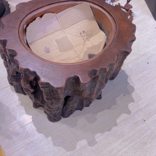 木i*中古工艺品摆件