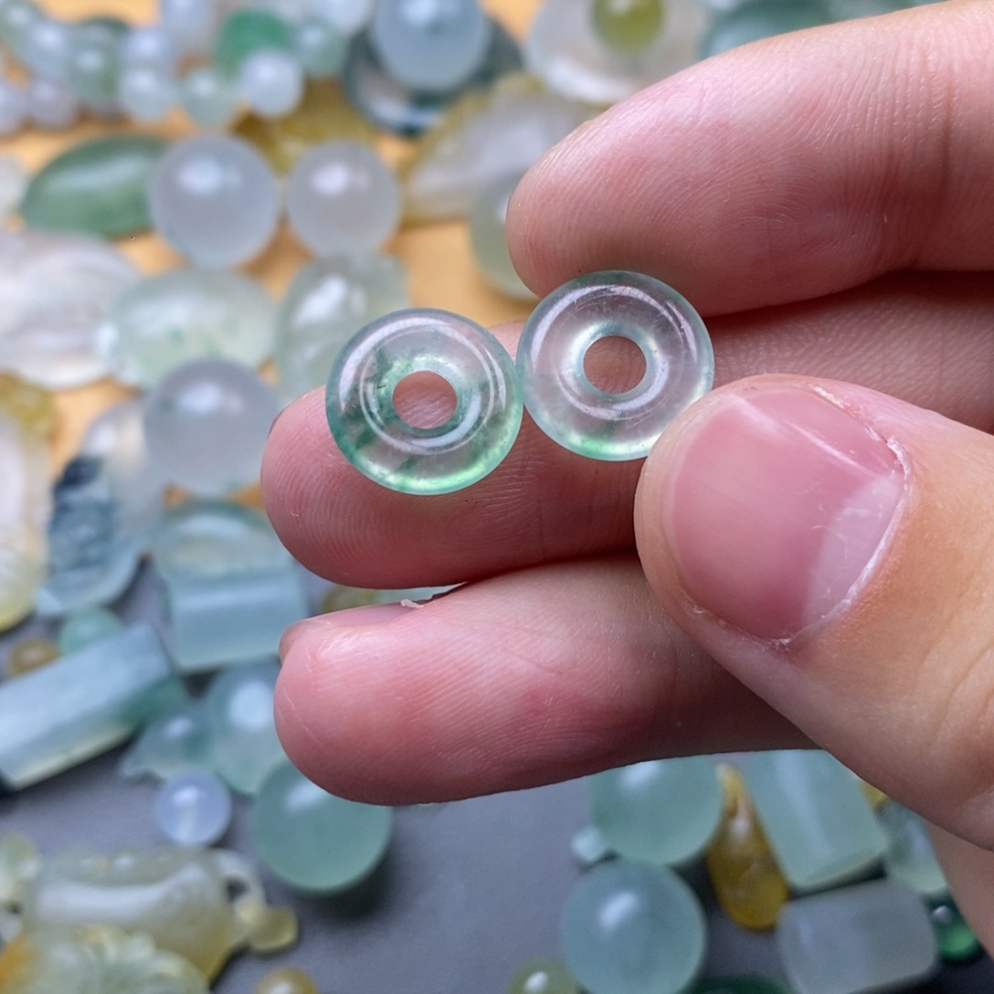 定制翡翠未镶嵌7***在挂件