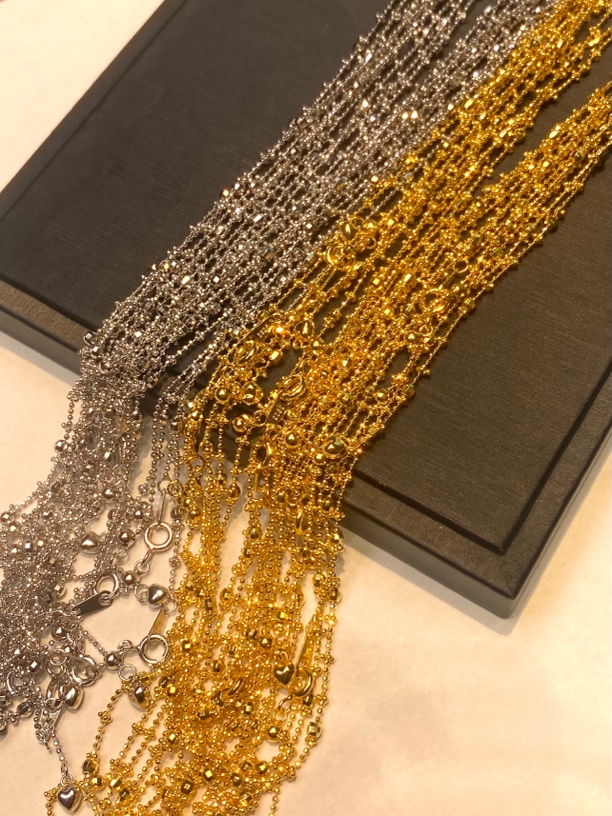 链子925银 调节仙女链 S925银  18寸（多样性，发其一）时尚