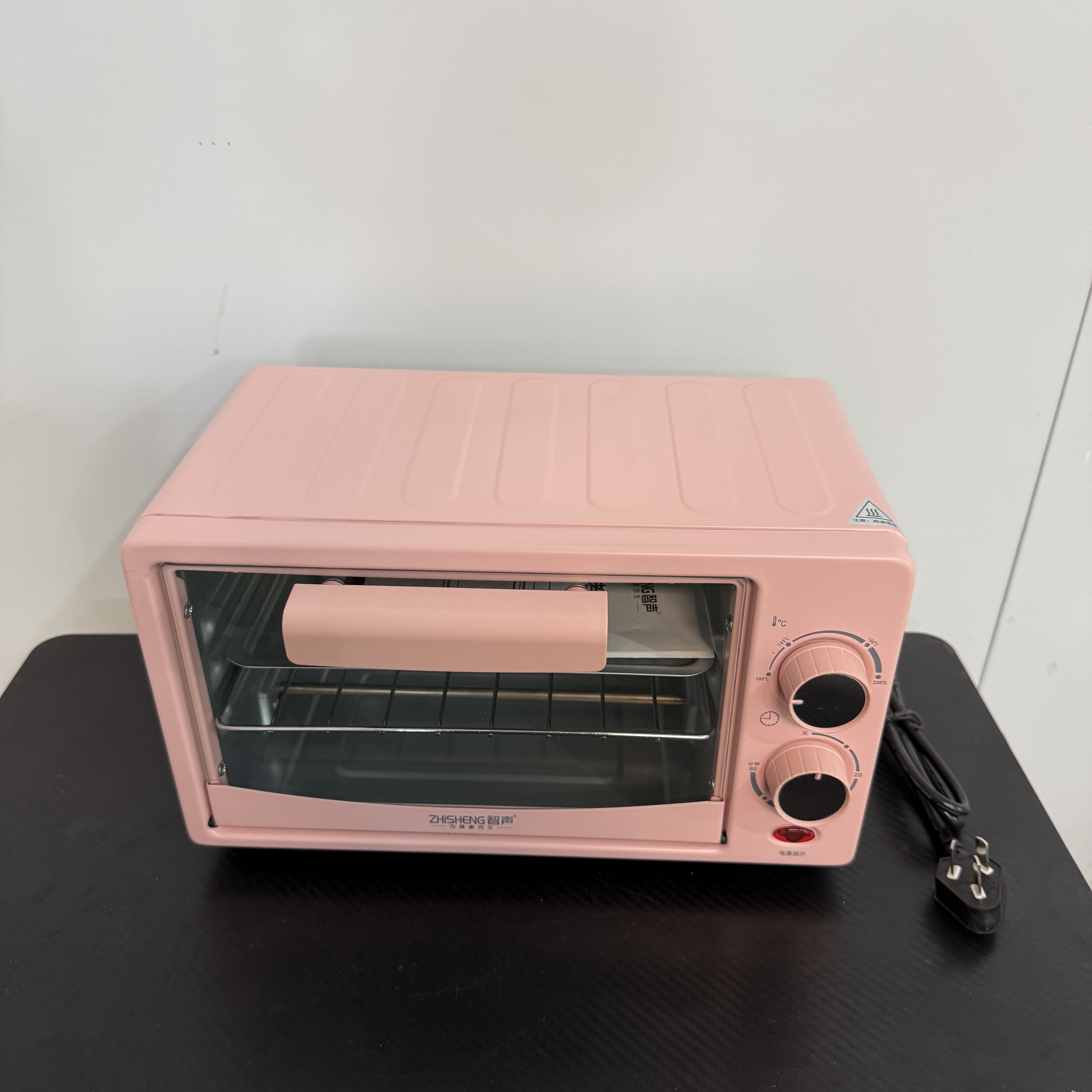 粉色小型家用电烤箱多功能全自动迷你烤箱P5
