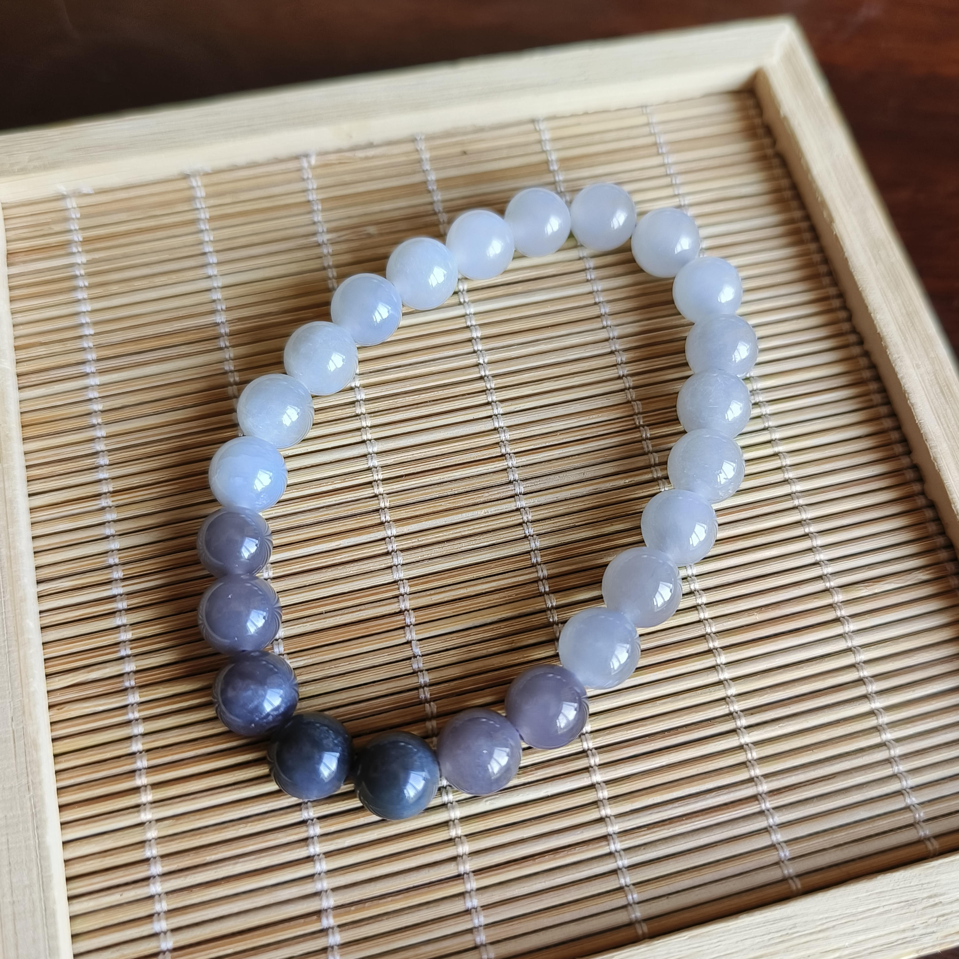 8mm胭脂渐变手串 FGX004HJ010