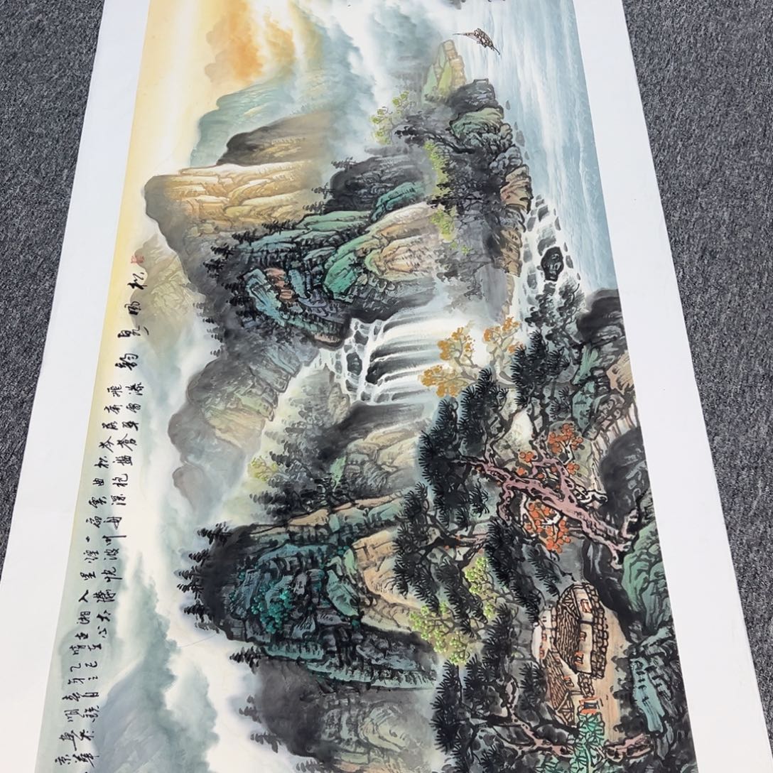 手绘作品新年大漏