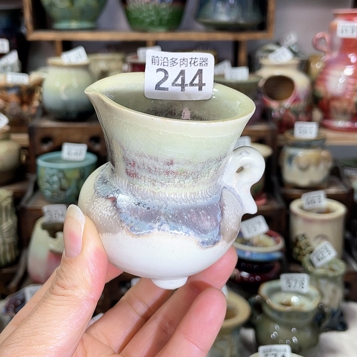 红陶内口径6高度8