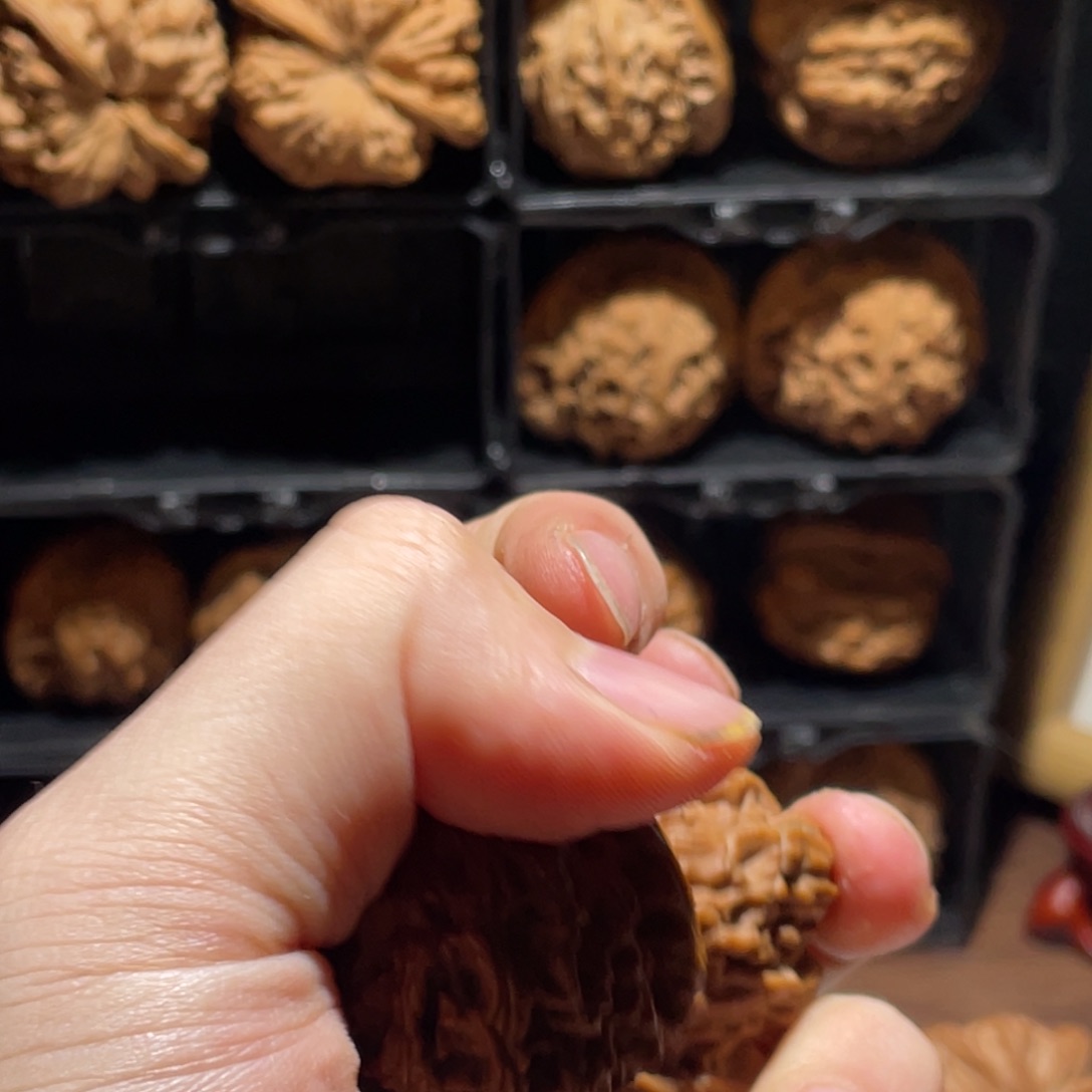 D***A吊坠文玩核桃40全品白狮子