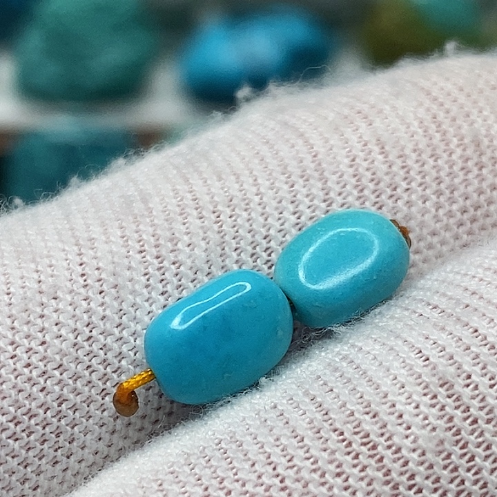 绿松石未镶嵌天然原矿 地大质检