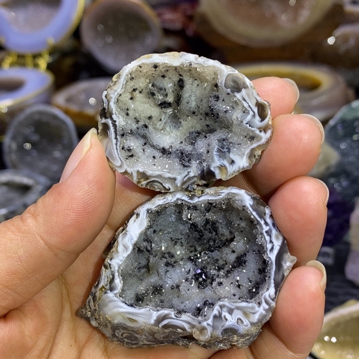 未镶嵌珠宝半成品水晶蚕丝盆