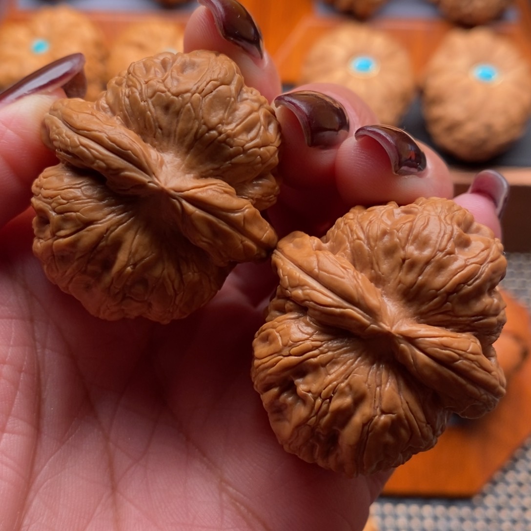 文玩核桃把件39尺寸全品平谷元宝