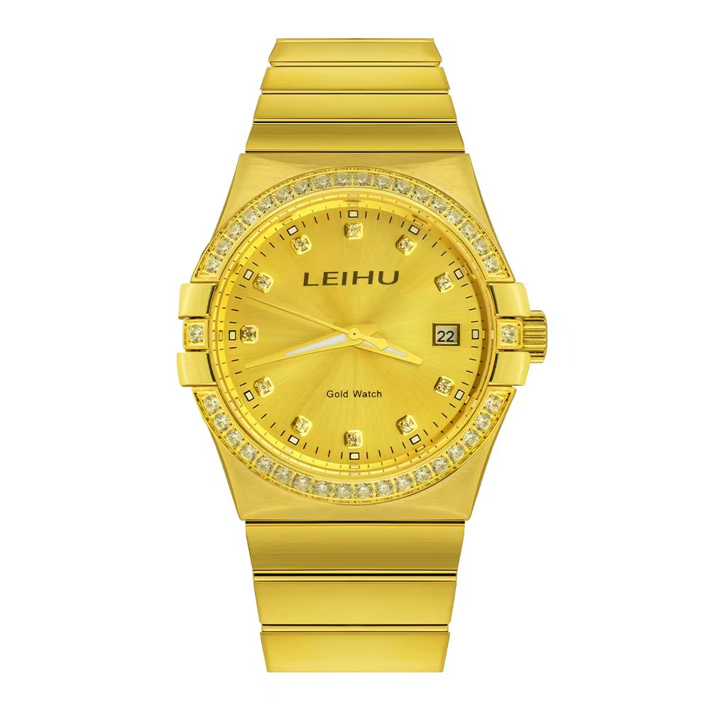 万象集团专属【星座】足金999/LEIHU/多工能/自动机械手表情侣对表