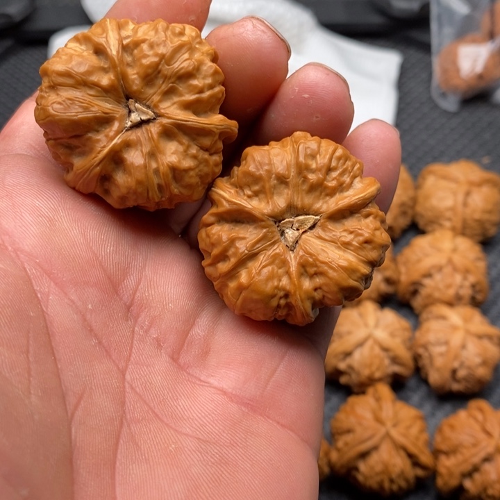 核桃把件拼接蛤蟆头2