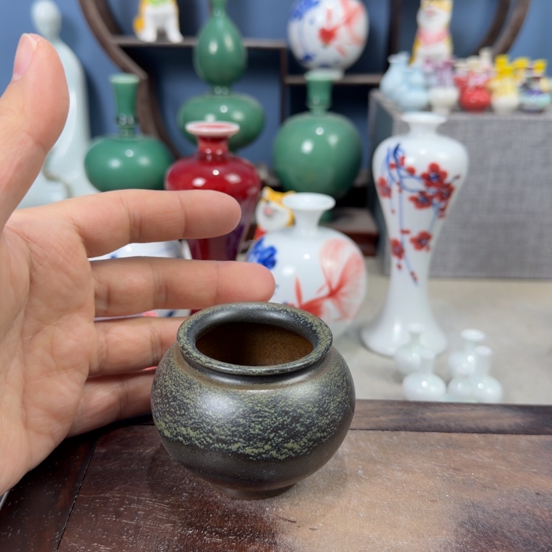 陶瓷手工小花器摆件