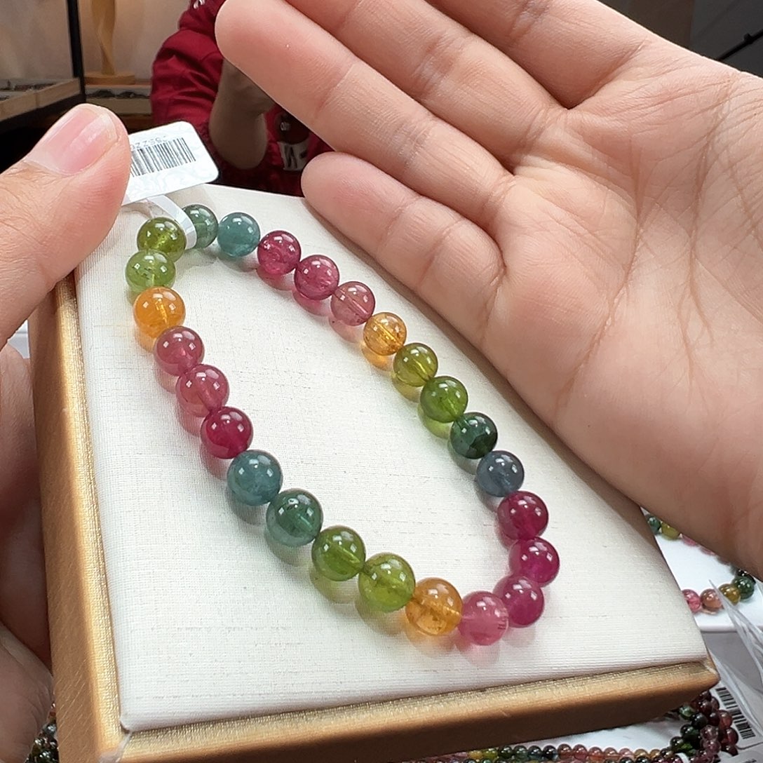 碧玺手串未镶嵌7.5mmmmmmmmm