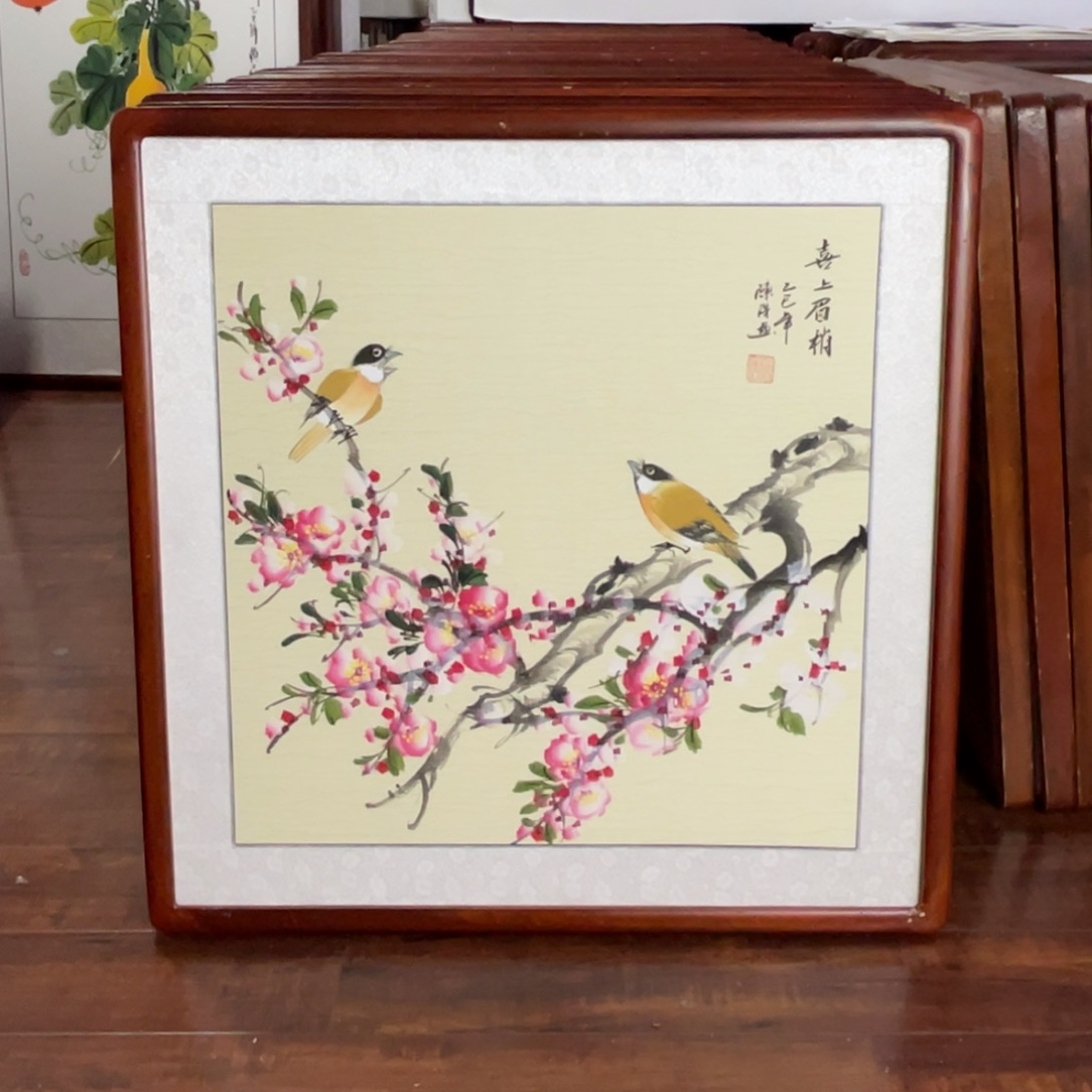 国画带框尺寸63*63厘米