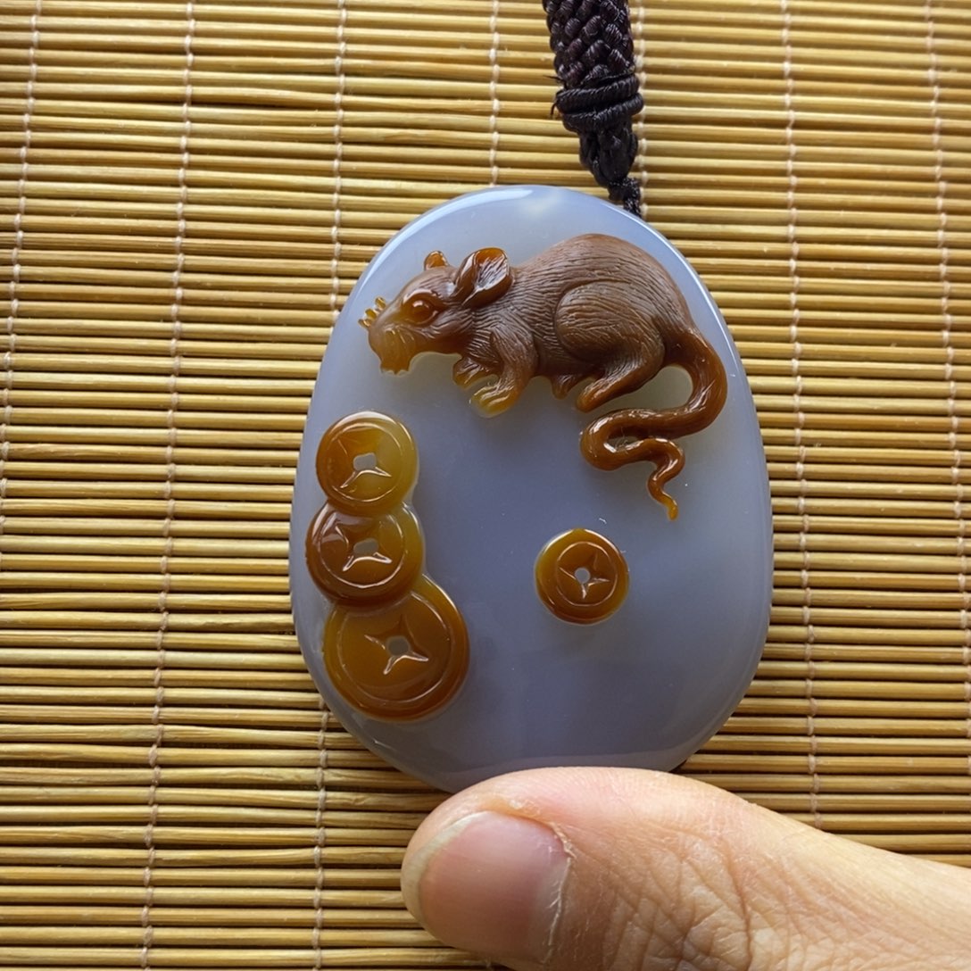 未镶嵌挂件玛瑙/玉髓