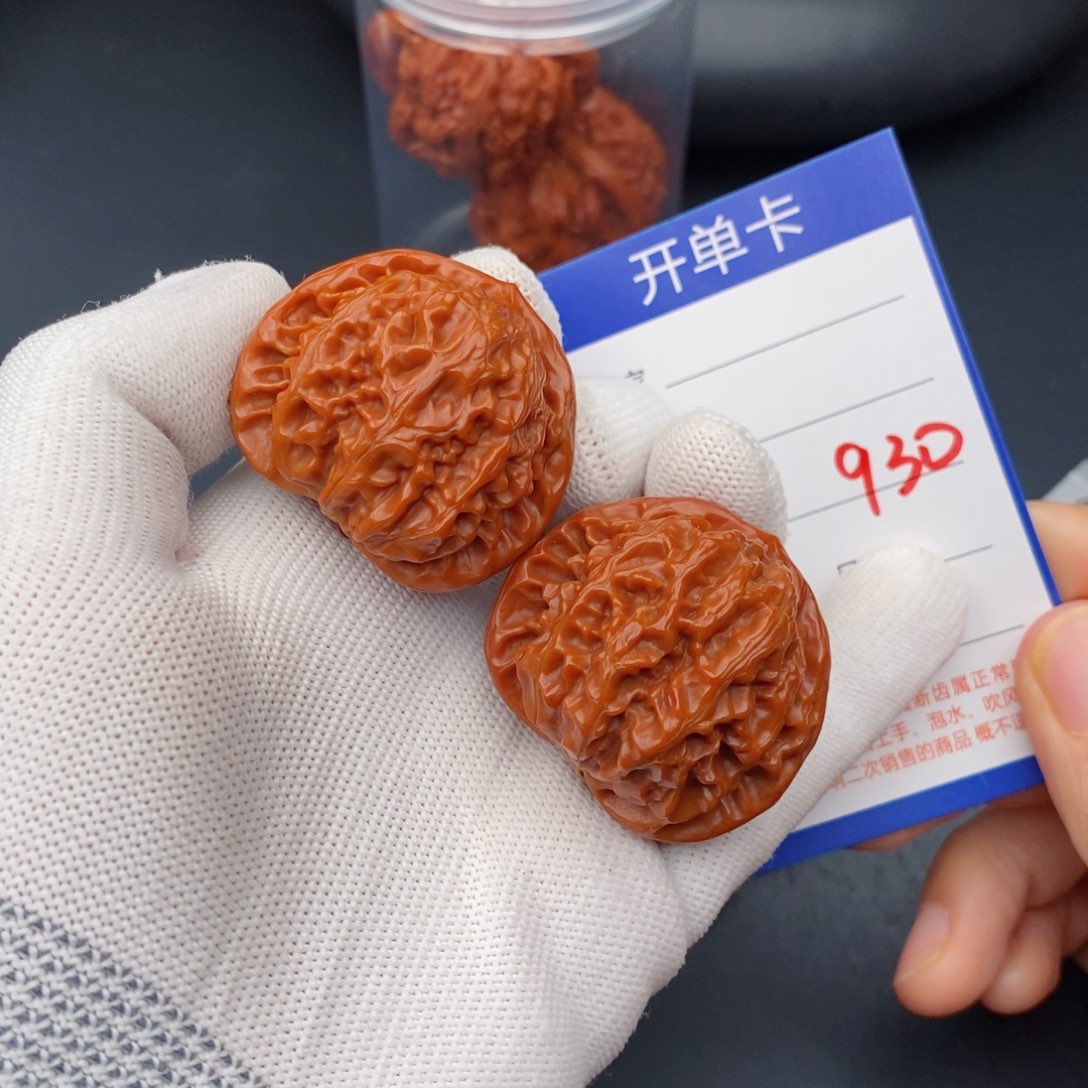 文玩核桃把件40宫灯930