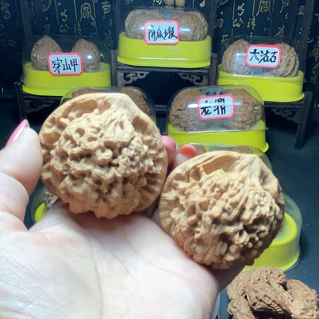 文玩核桃把件官帽