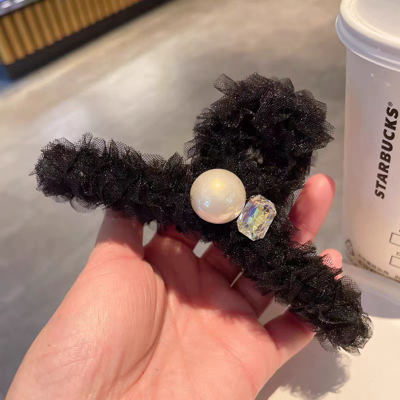 瑞丽风仙女风抓夹发夹韩系鲨鱼夹饰品夹子百搭可爱发饰发卡