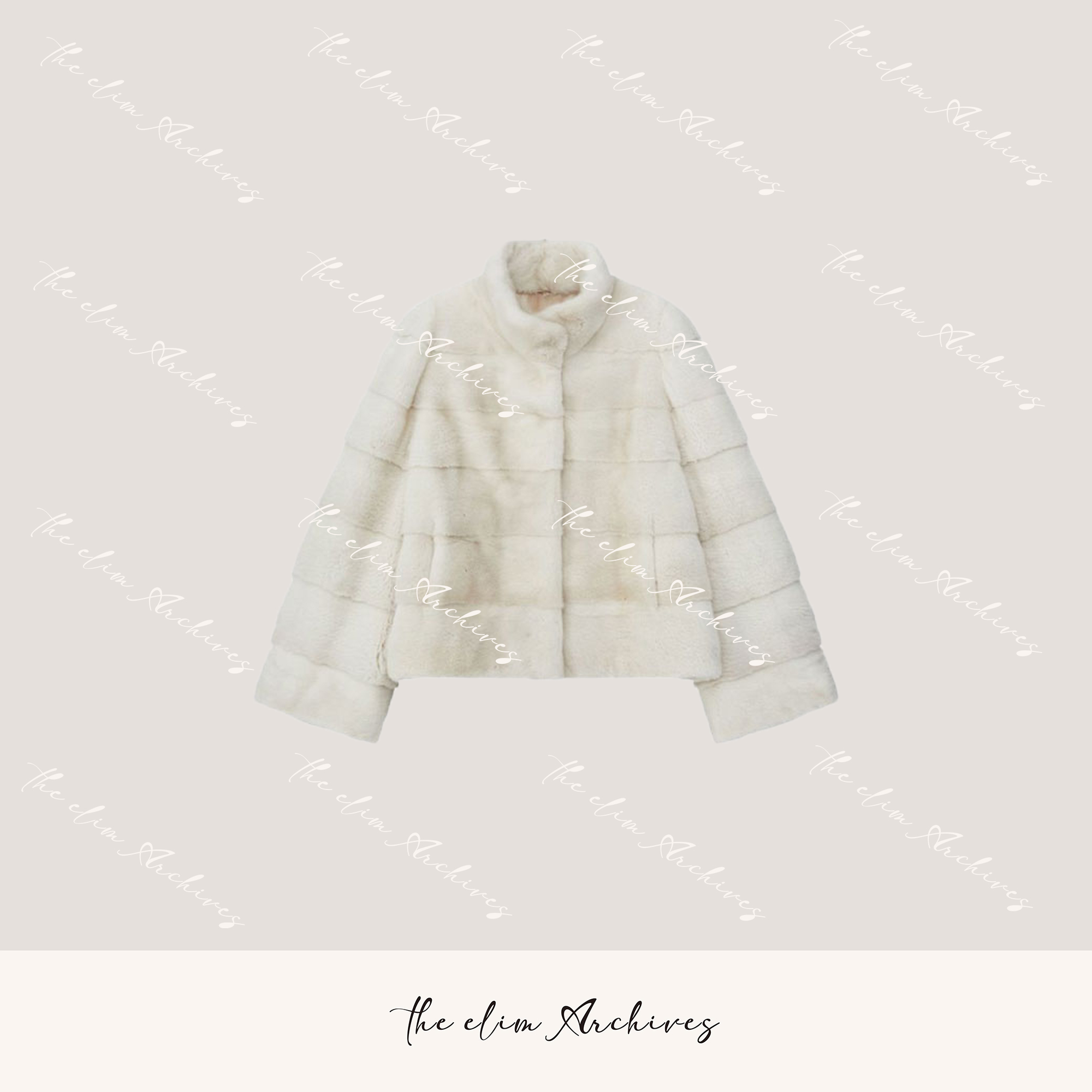 【以琳档案】“北国千金”稀有進口哥本哈根拍M貂皮外套珍珠PC330