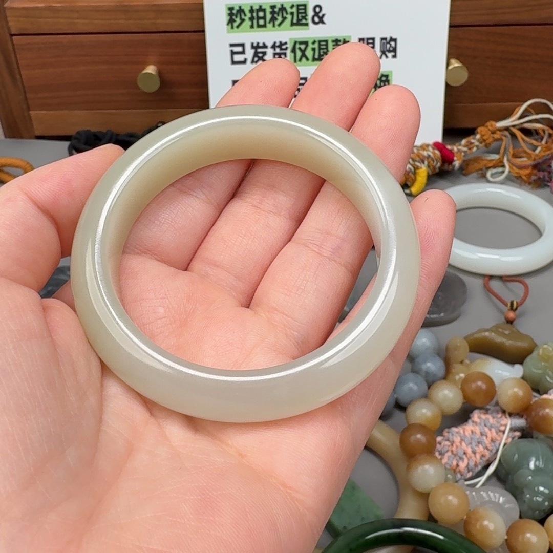和田玉未镶嵌颈饰回流珂54