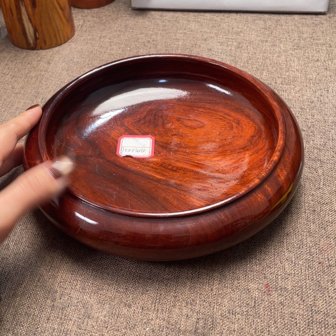 大果紫檀（缅甸花梨）笔洗