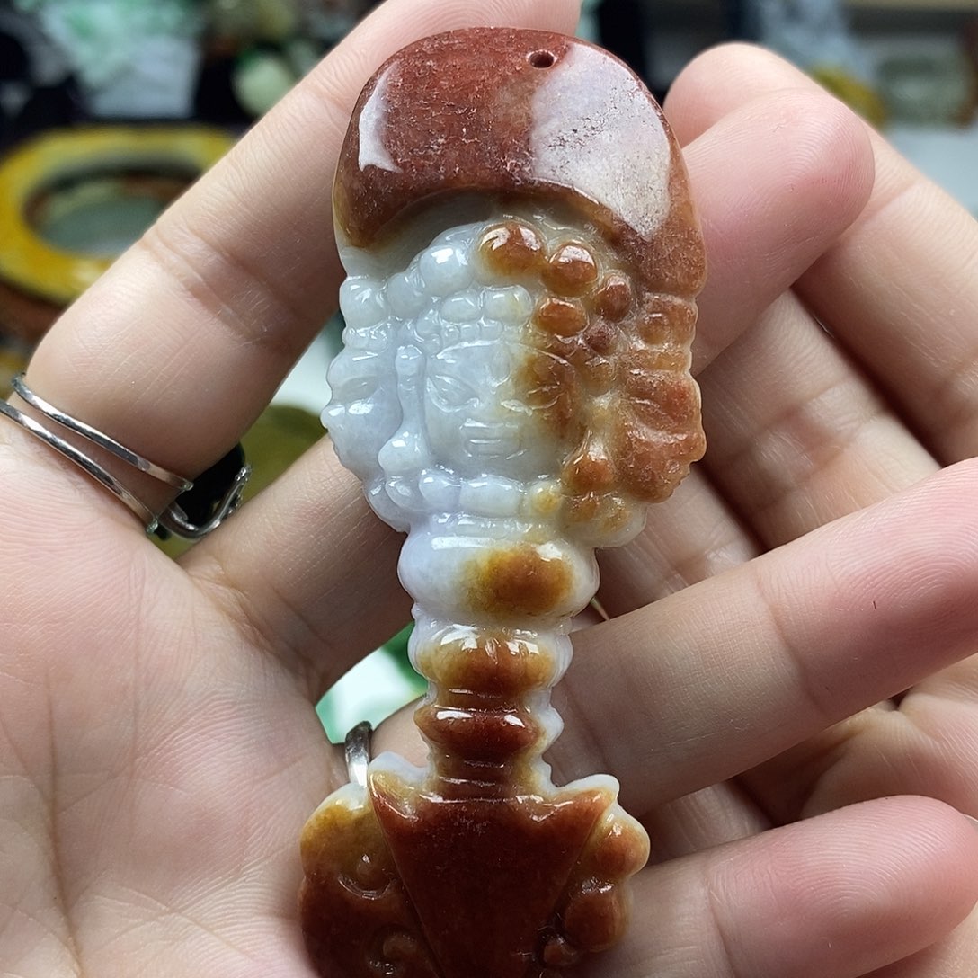 颈饰未镶嵌翡翠牌子