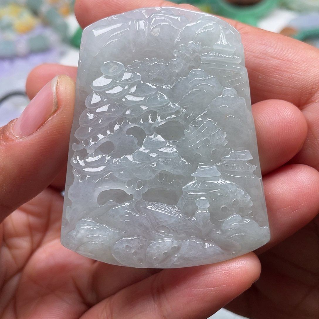 颈饰未镶嵌翡翠翡玉缘翡翠