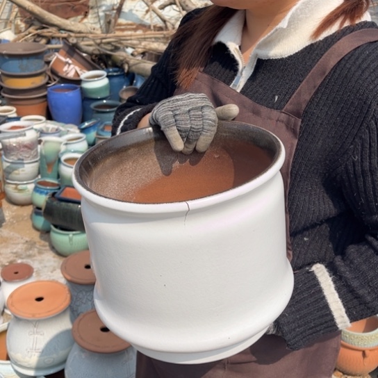 红陶口25高25瑕疵