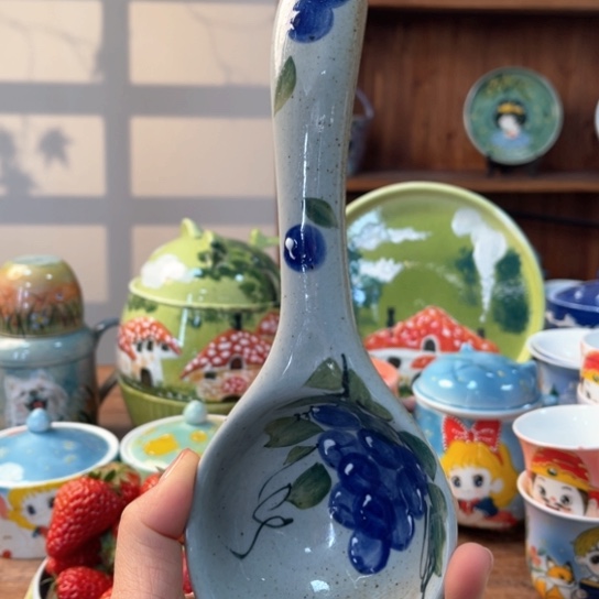 杯景德镇釉下手绘陶瓷