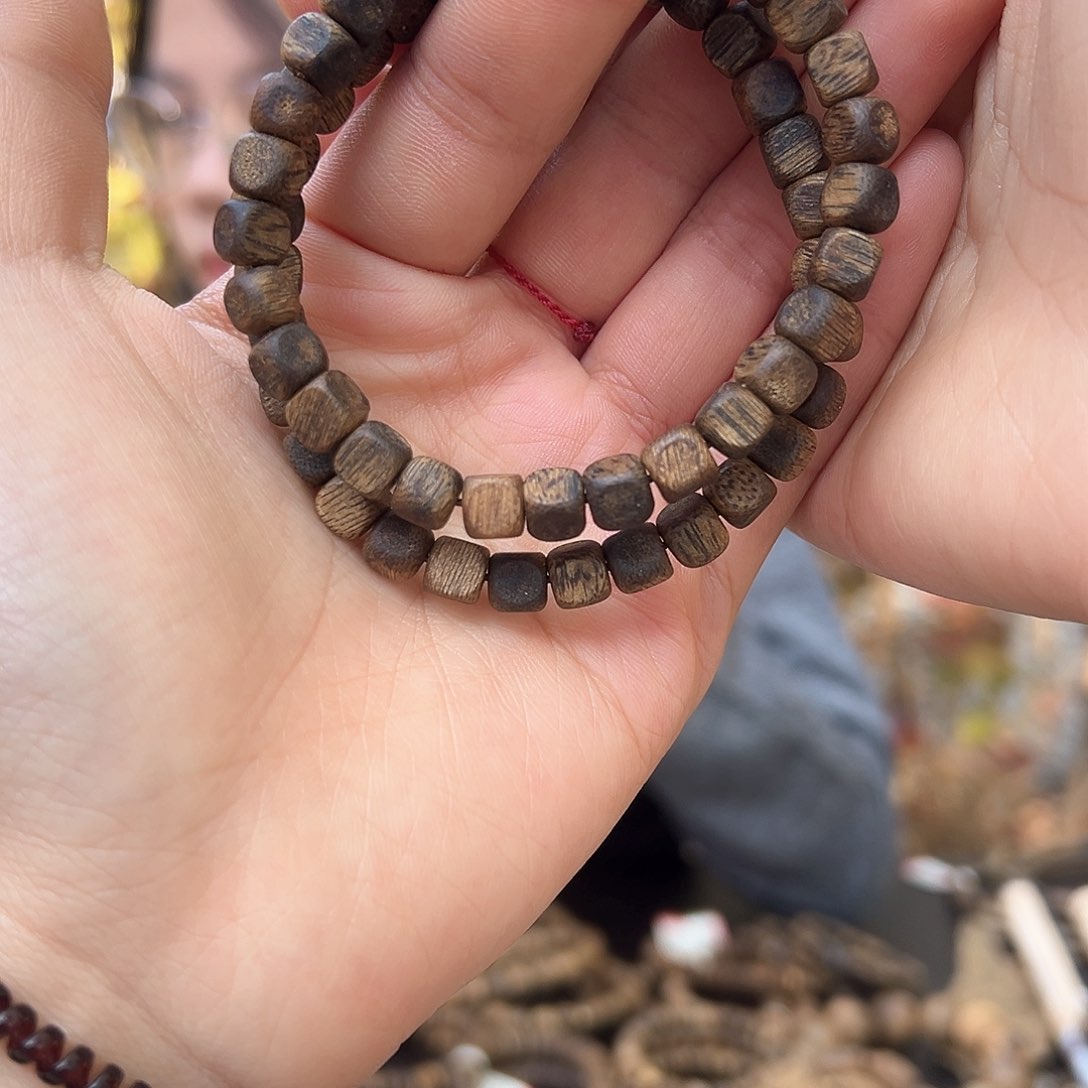 沉香手串张勺子沉水浮卡6，多样性发货一条