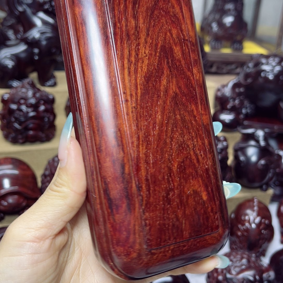 檀香紫檀（小叶紫檀）一木挖首饰盒