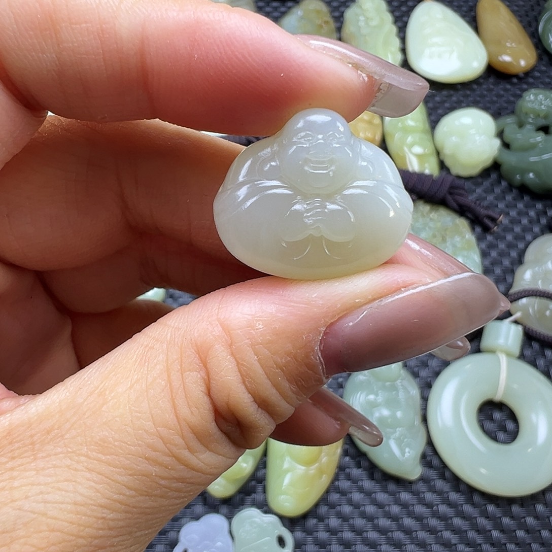 和田玉未镶嵌吊坠(不含链)福利漏，不退不换，卡22.6