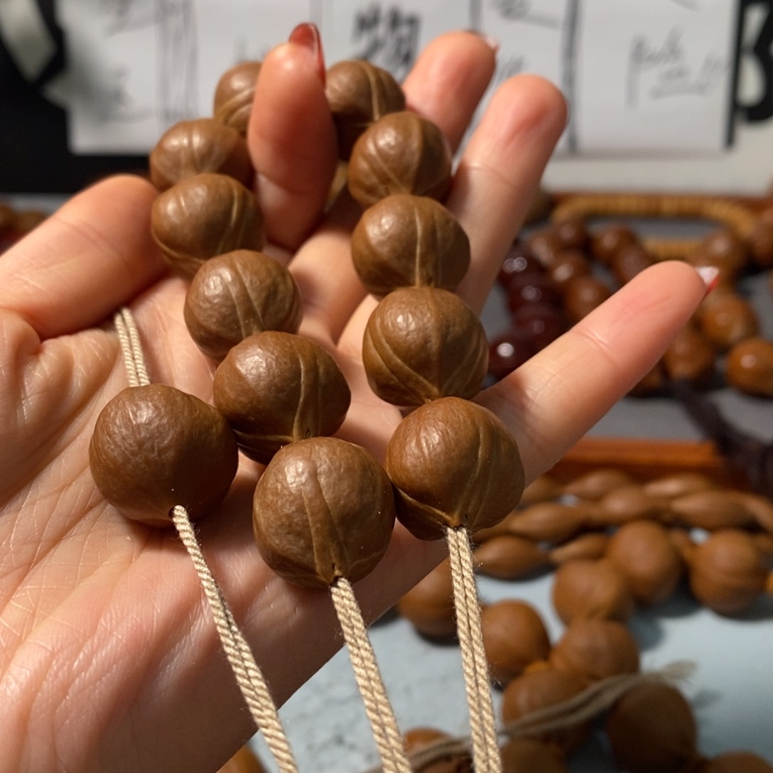 橄榄核手串等****团9171全品蒜头铁核11+1颗+鬼脸