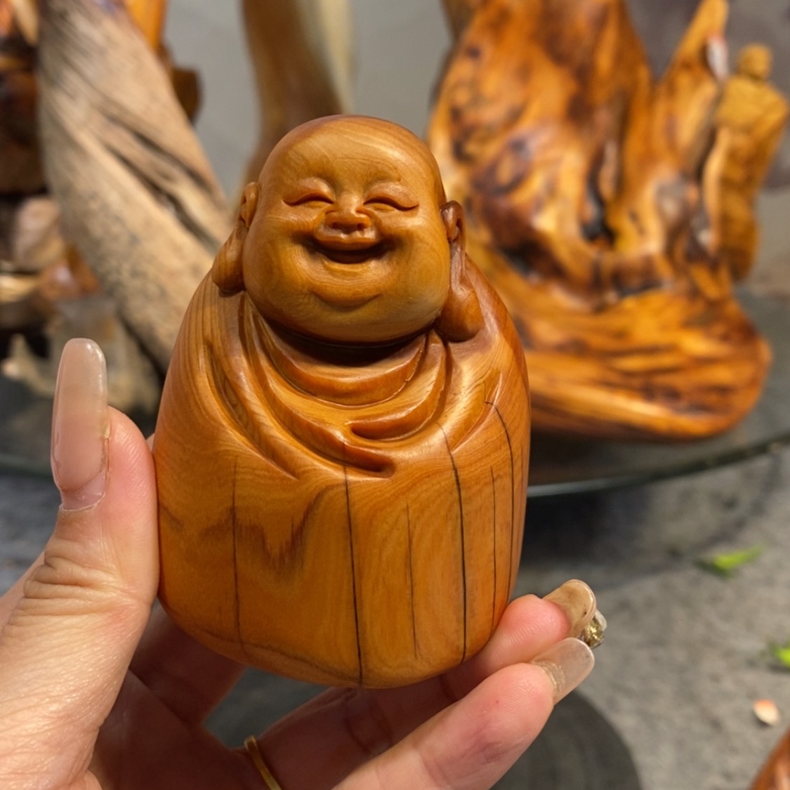 【闪购商品】柏木（崖柏）根雕木雕工艺品摆件，满十送一手把件