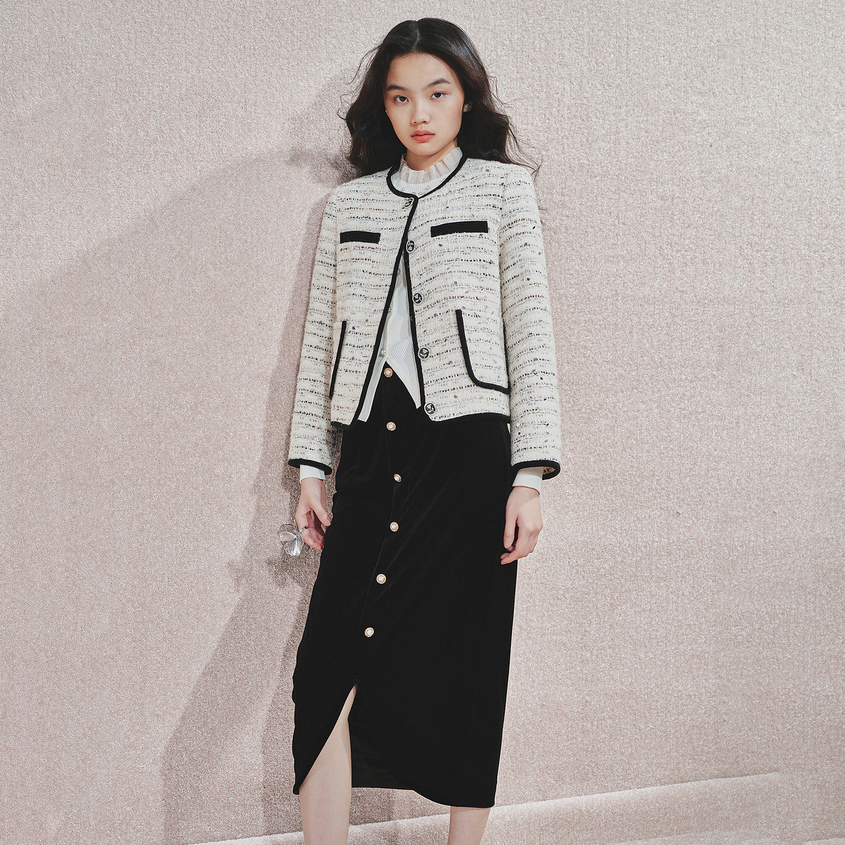 MAXRIENY精致优雅羽绒服经典千金外套冬女装