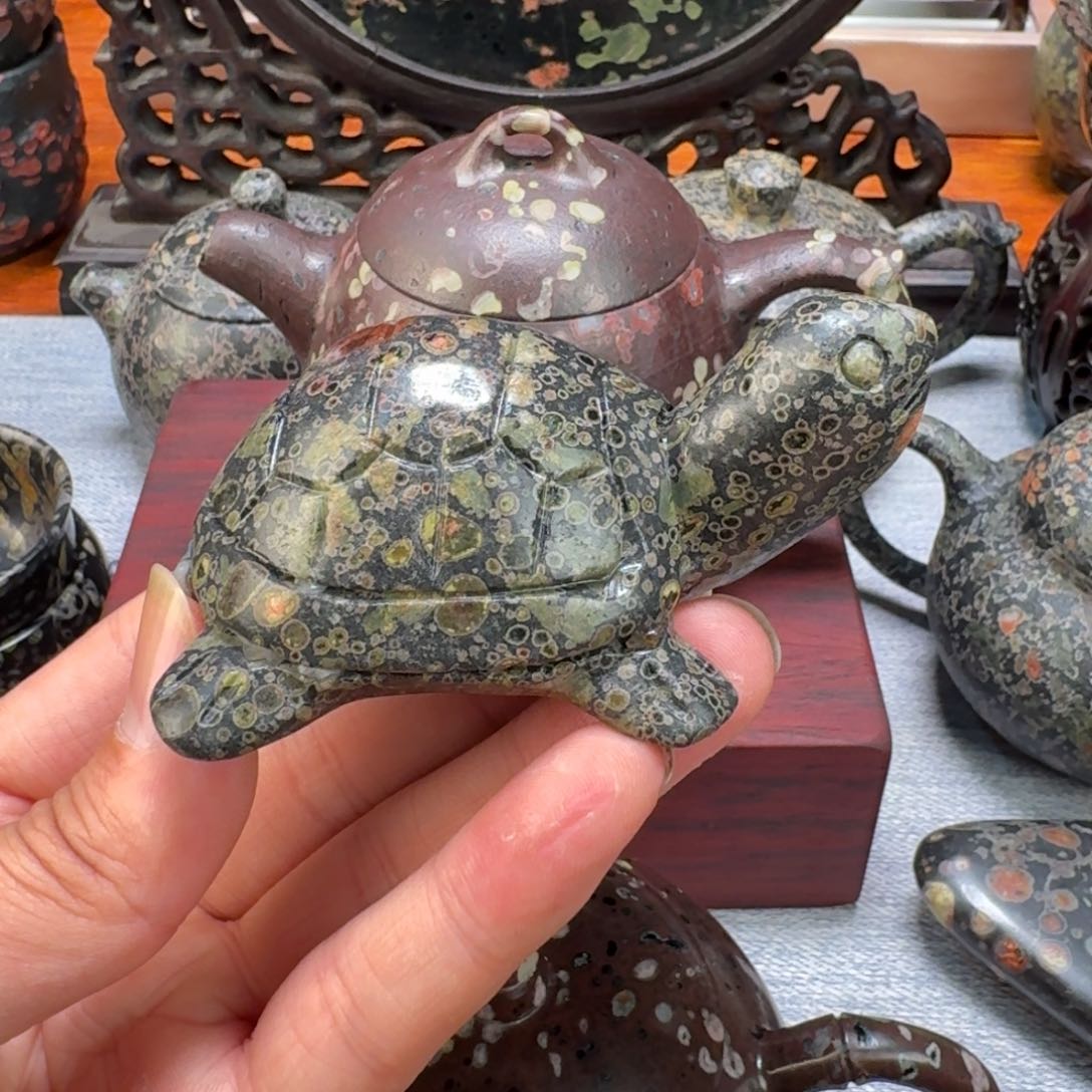 梅花玉精品乌龟茶宠