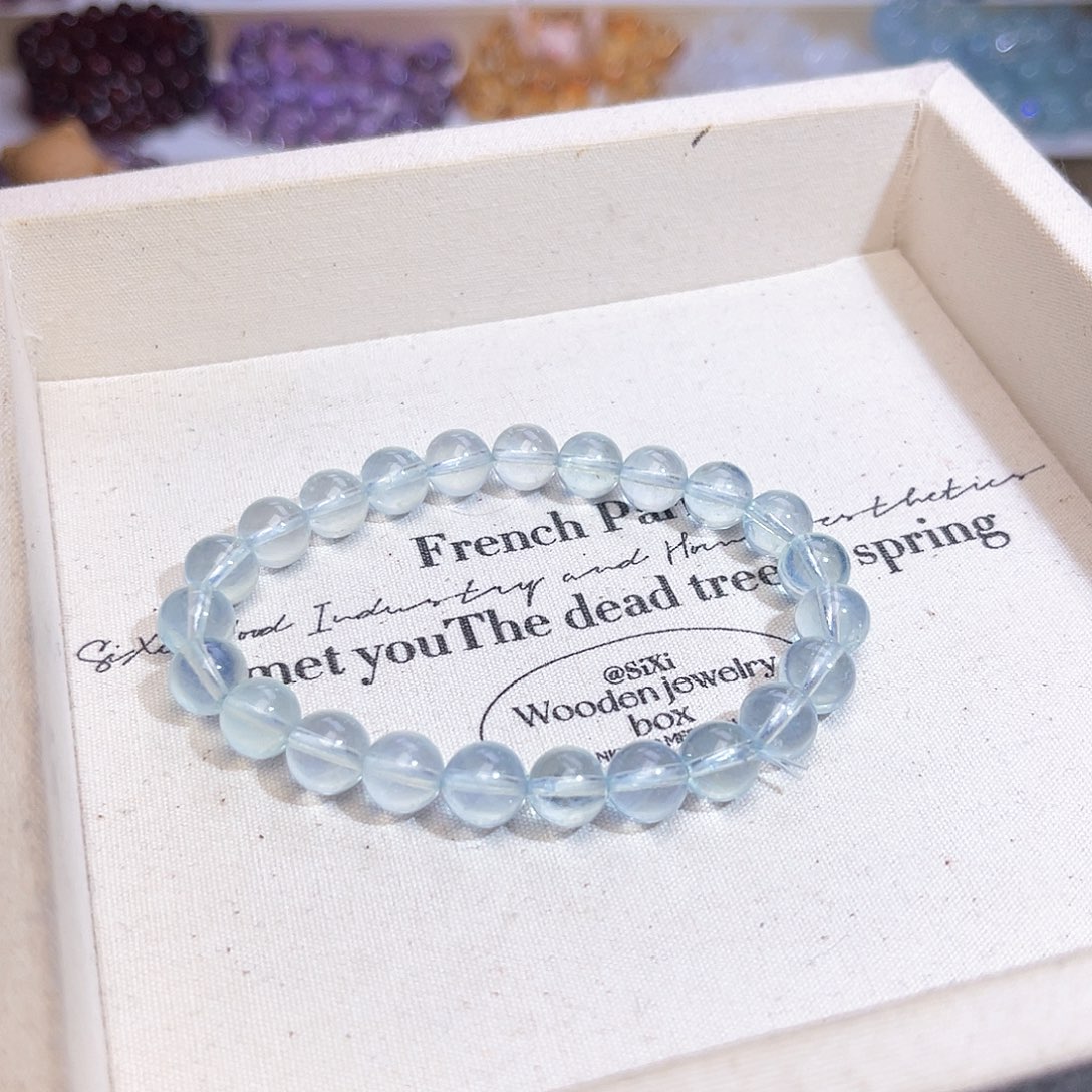 水晶手串未镶嵌橙****啊天然水晶8m