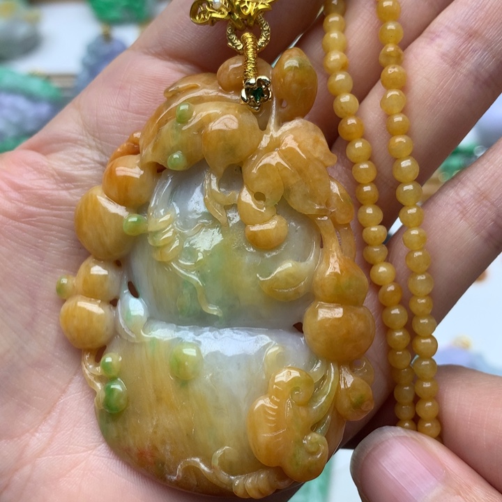 颈饰未镶嵌翡翠翡翠