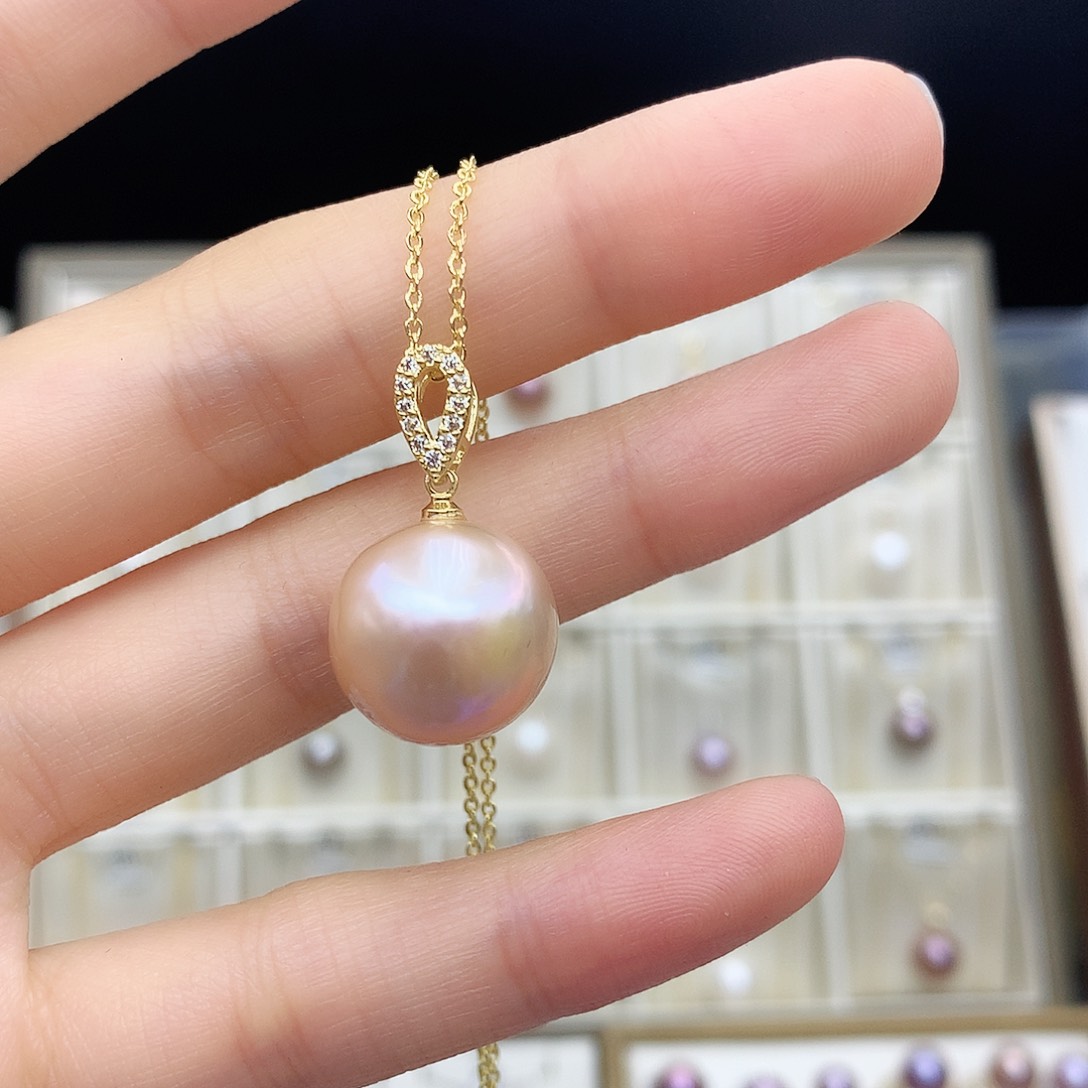 淡水珍珠颈饰合金