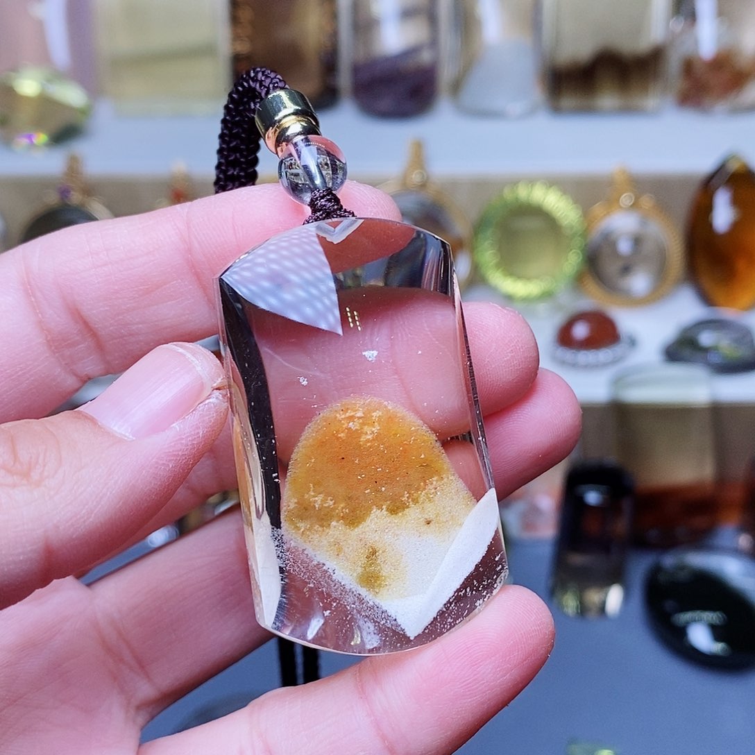 水晶水晶吊坠未镶嵌