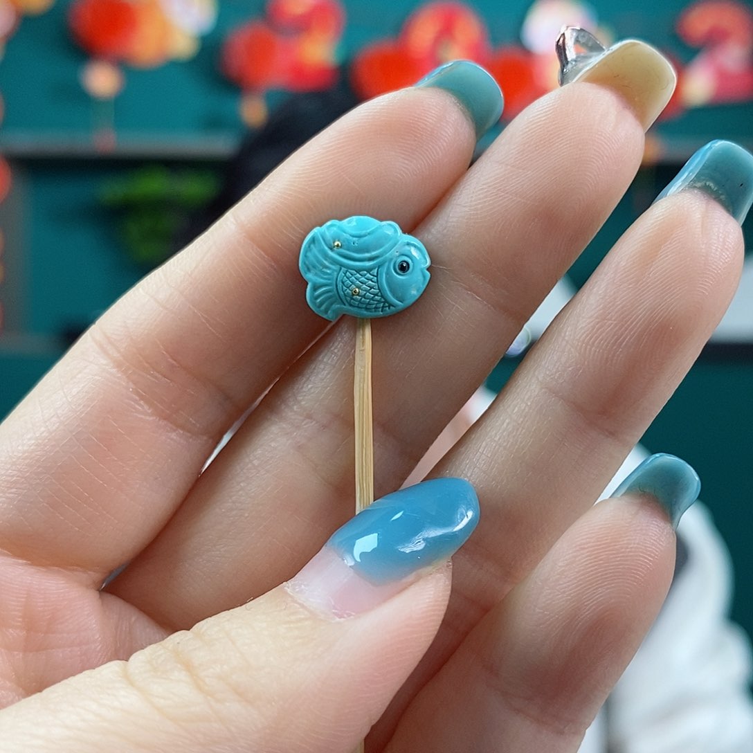 绿松石珠宝奇石未镶嵌