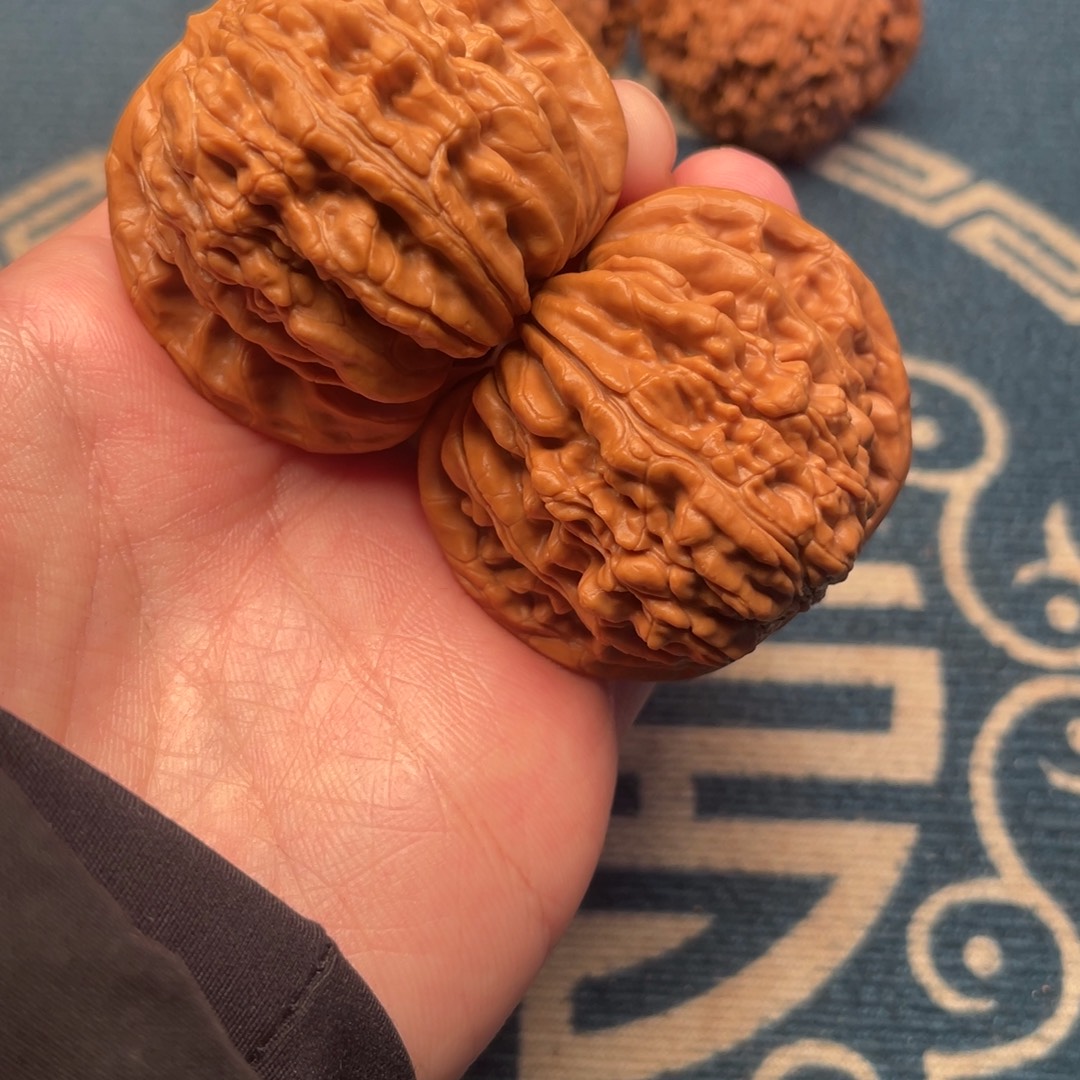 吊坠文玩核桃四座楼45