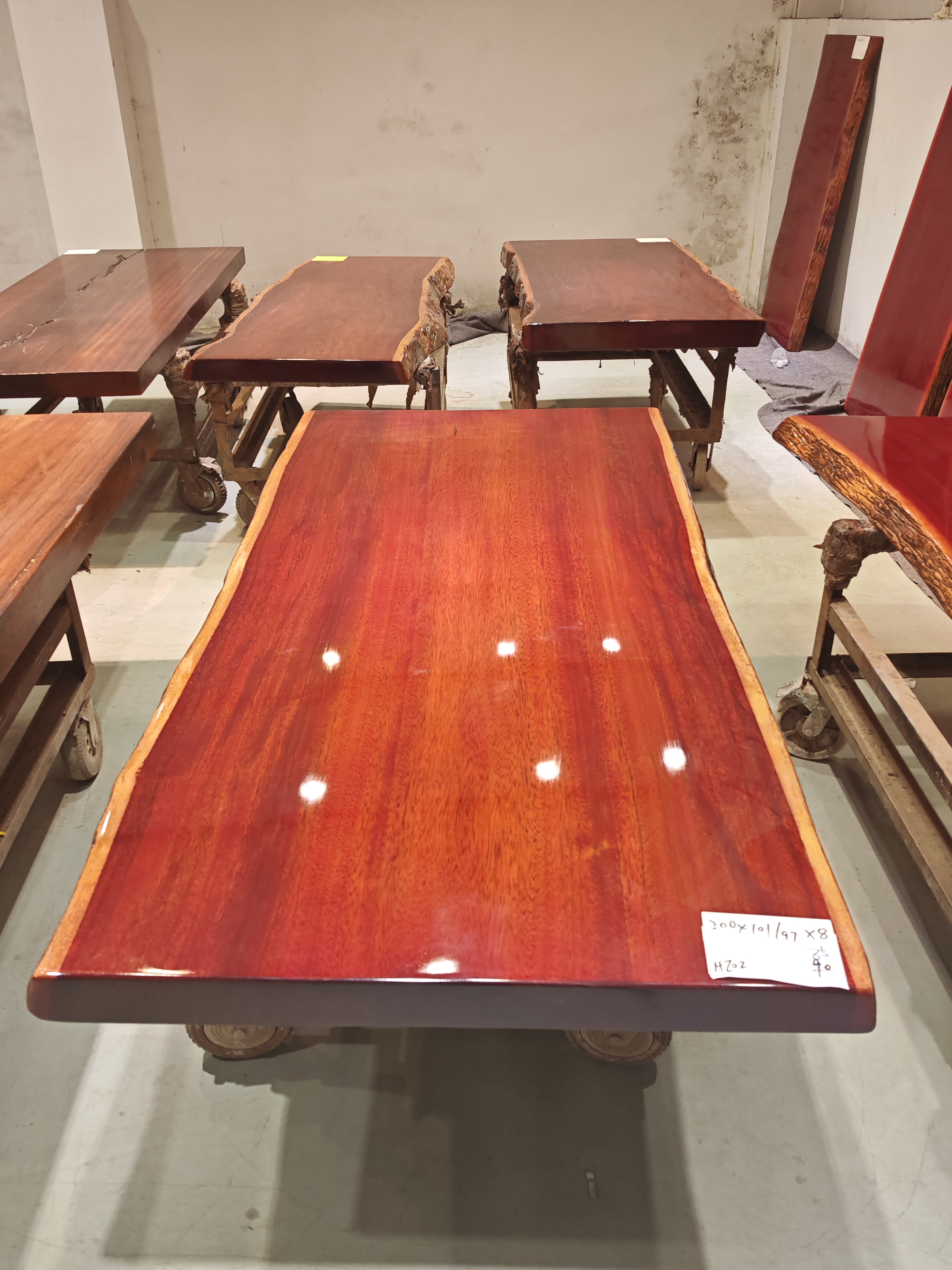 非洲进口整板纯原木大板桌，书桌、餐桌、茶桌