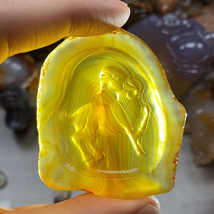 玛瑙/玉髓未镶嵌颈饰